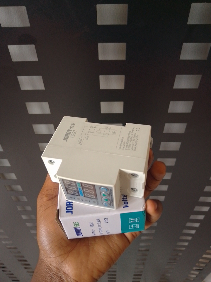 Jordy-Ele 63A Adjustable Digital Voltage Protector By Lumett