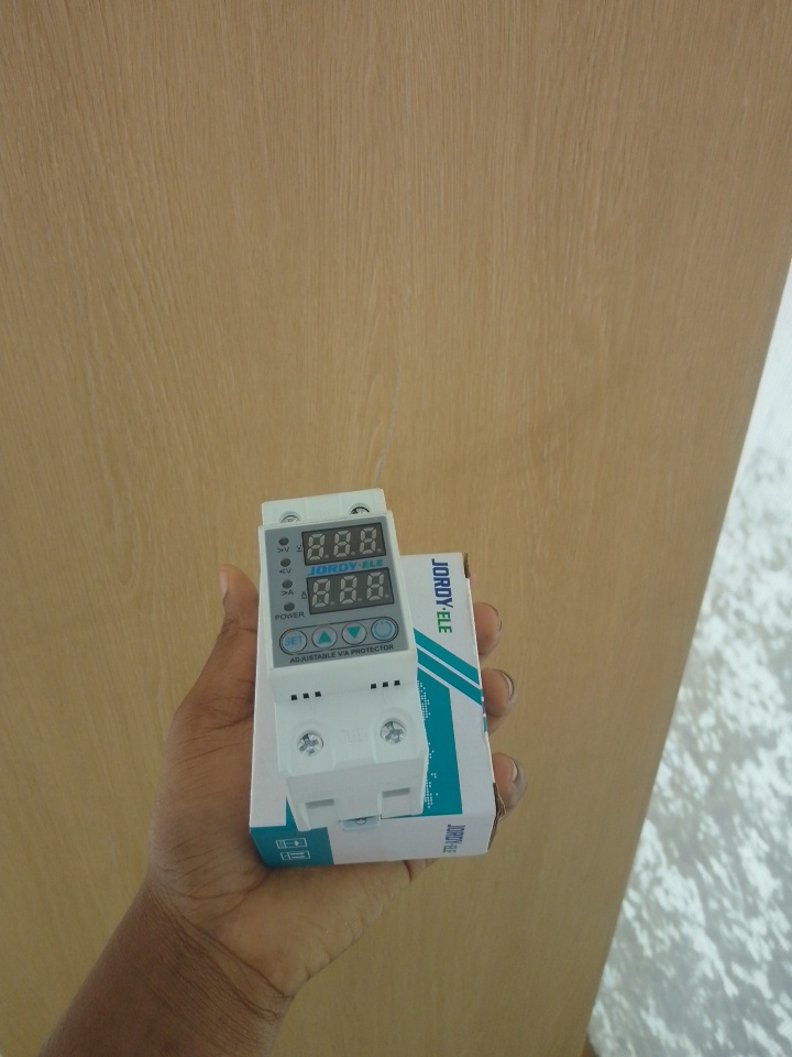 Jordy-Ele 63A Adjustable Digital Voltage Protector By Lumett