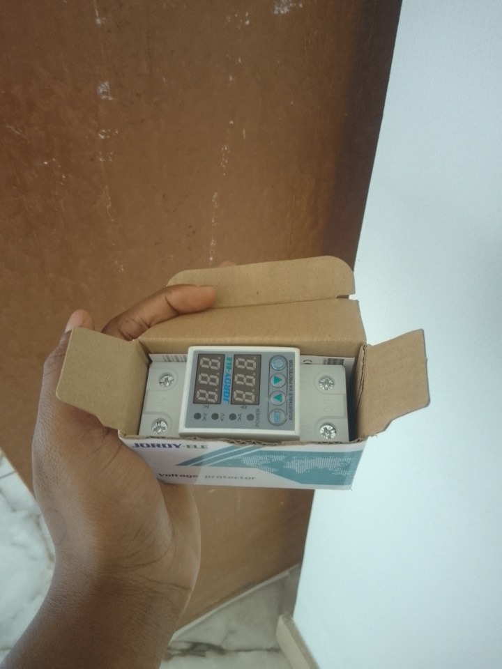 Jordy-Ele 63A Adjustable Digital Voltage Protector By Lumett