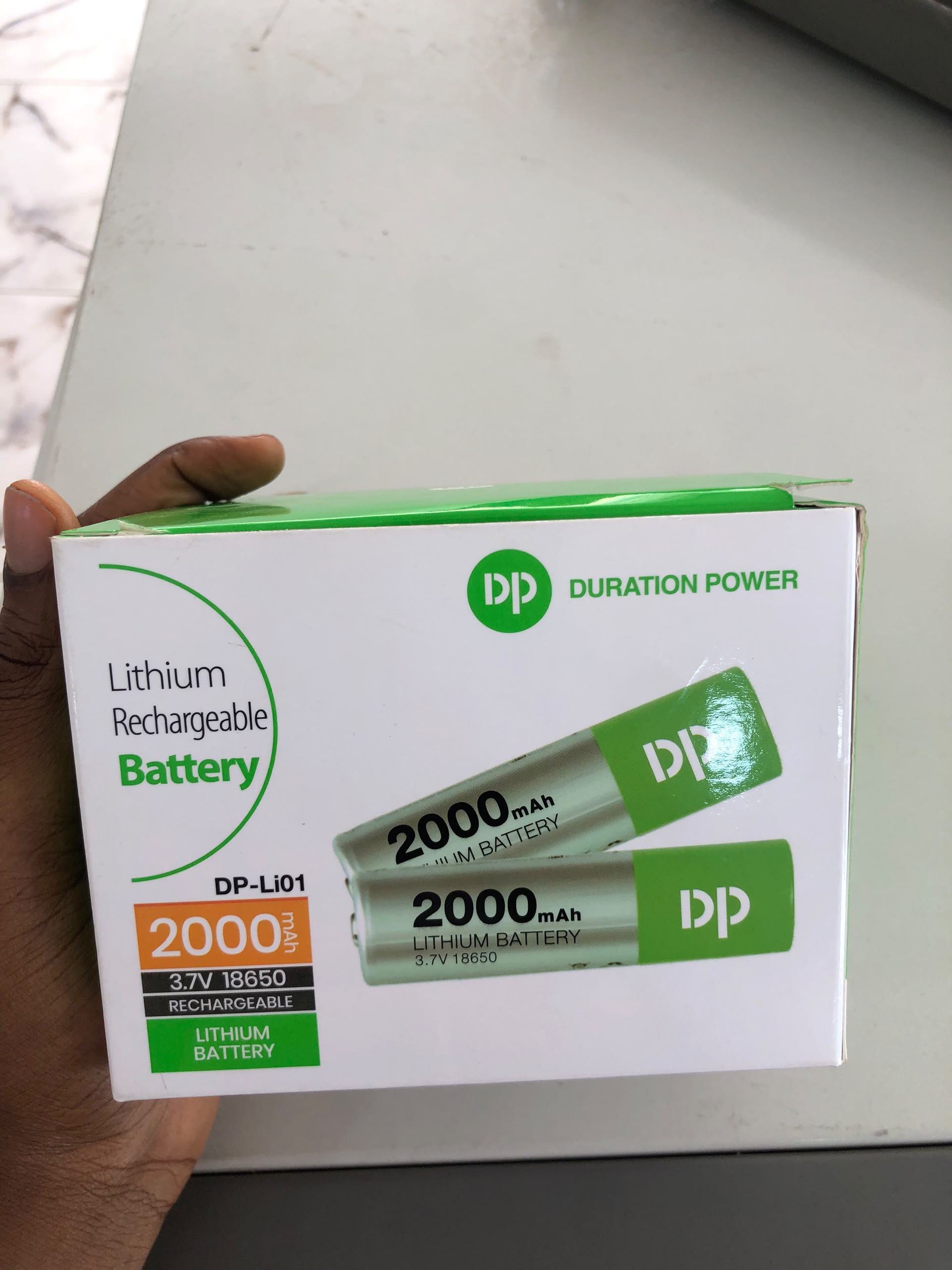 DP 2000mAh Portable Rechargeable Lithium Energy By Lumett